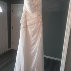 David's Bridal Size 12 Wedding Dress