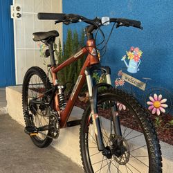 26” K2 Sidewinder DS full-suspension mountain Bike 