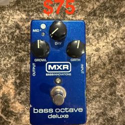 MXR Bass Octave Deluxe Guitar Pedal