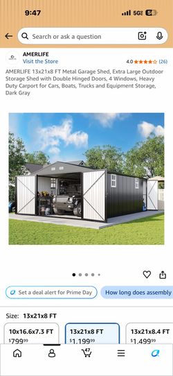 Metal Garage Shed