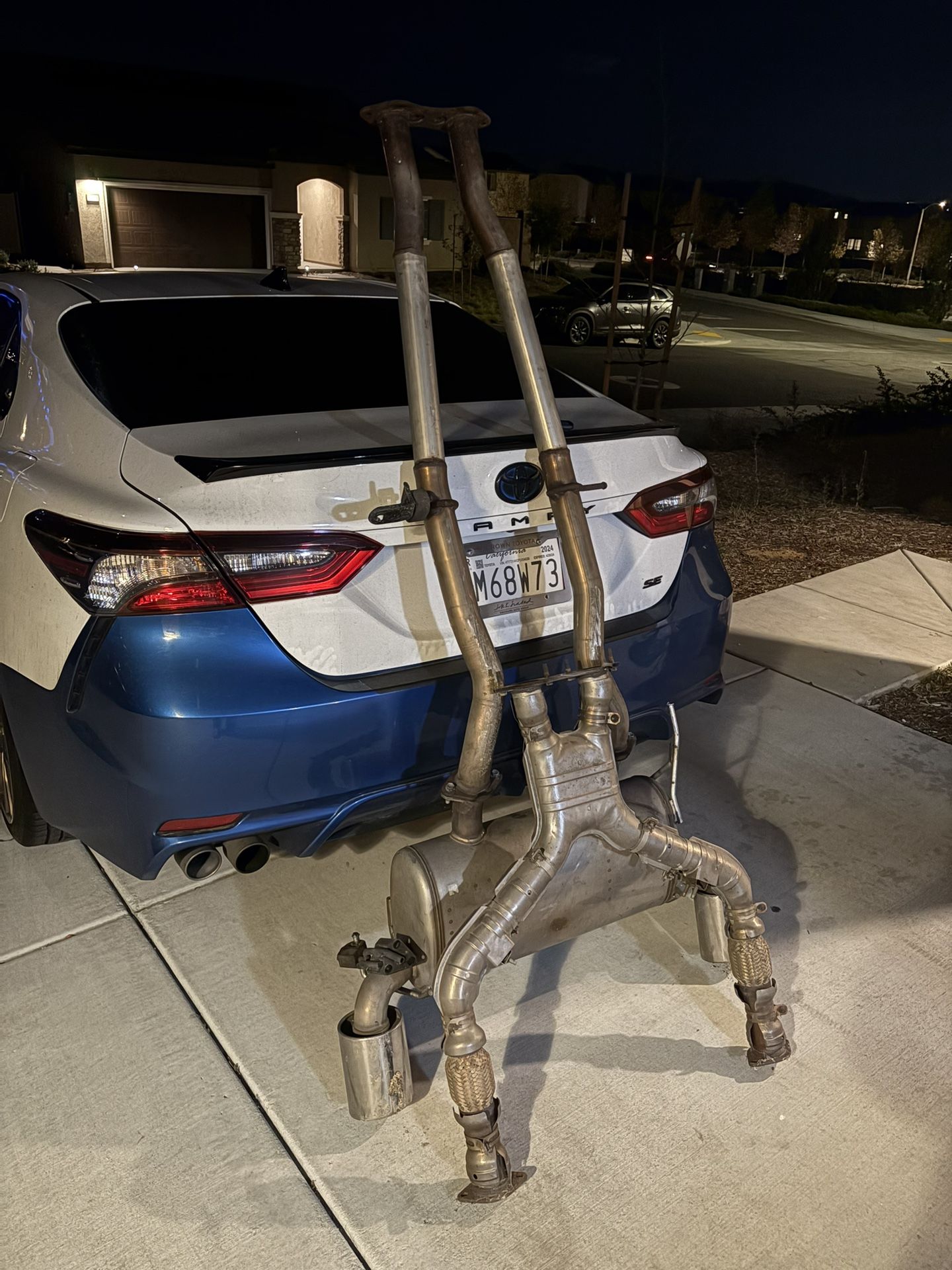 Nissan 370z Oem Nismo Exhaust Setup