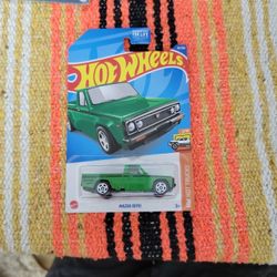 2022 Hot Wheels #24 Green Mazda Repu Pickup Truck HW Hot Trucks