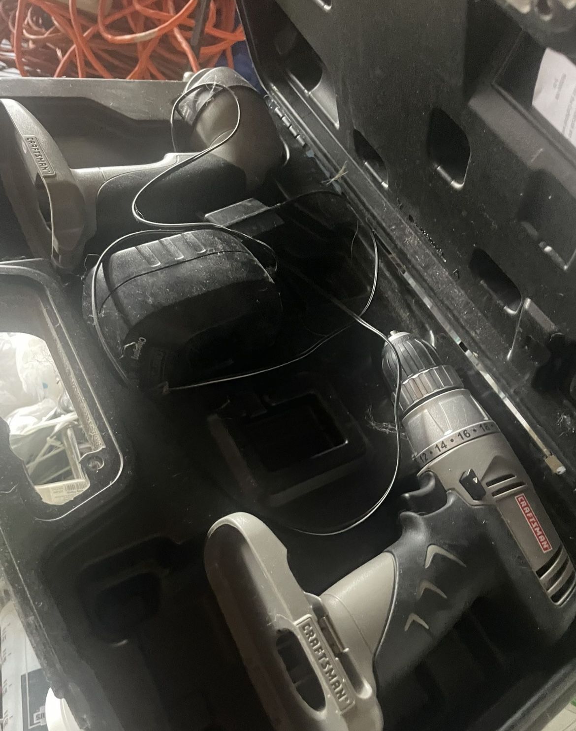 Craftsman Drill And Flashlight with charger missing battery