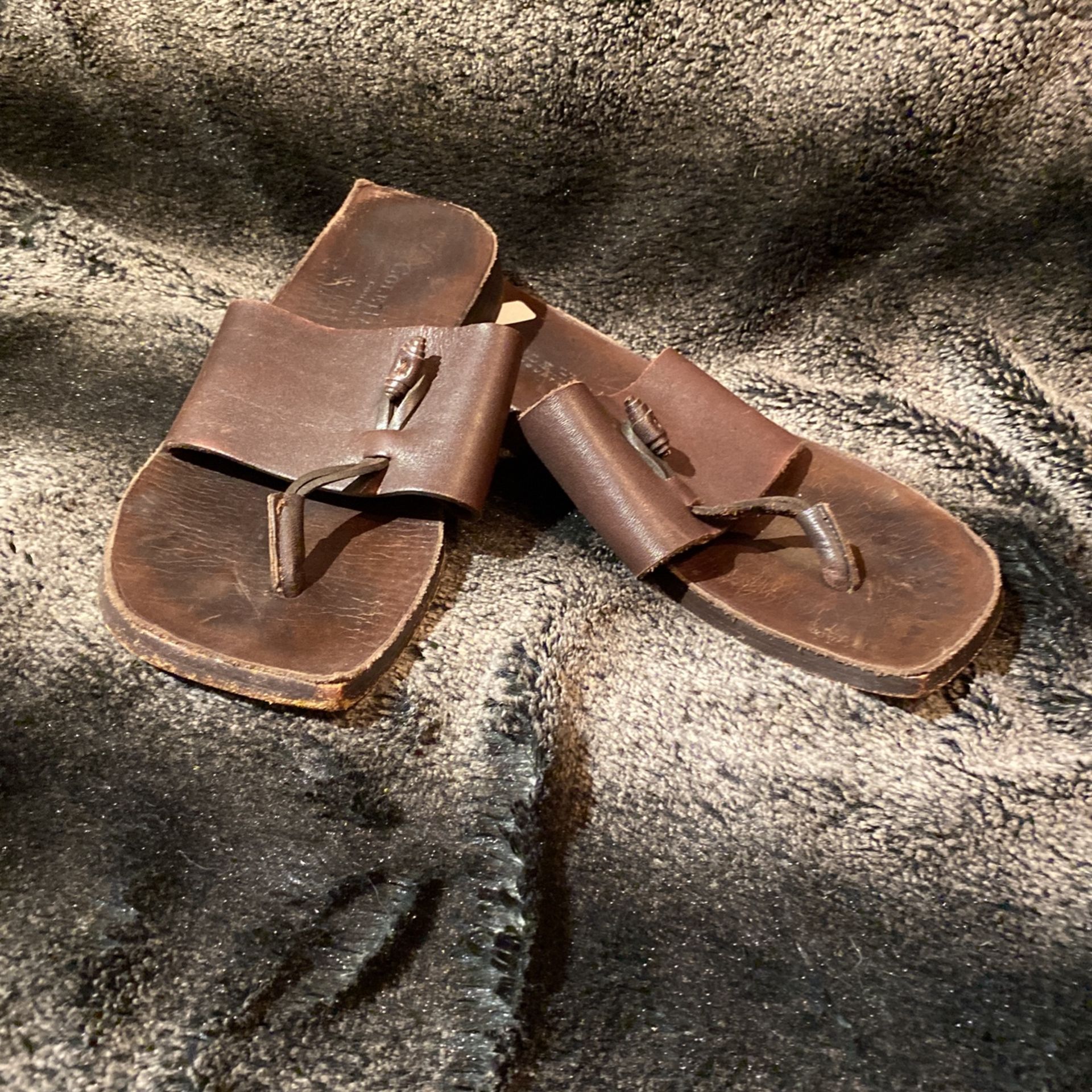 Vintage Cole Hahn Geisha Style Thong/Flats Sandals Size 7 1/2