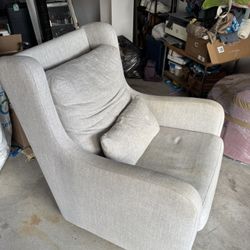 Rocking Chair Light Grey