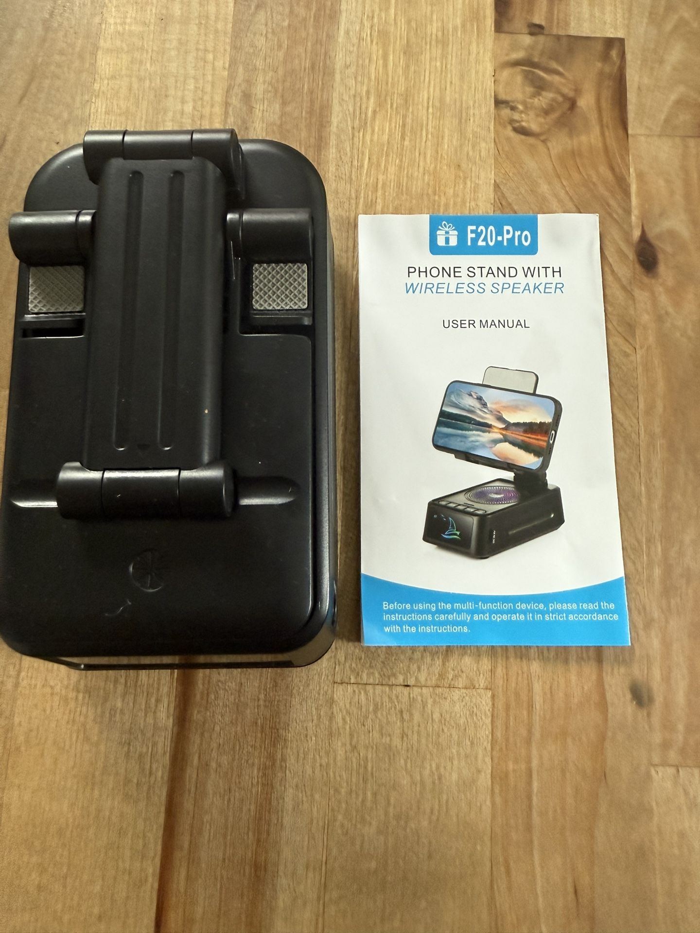 F20-Pro Wireless Speaker and Phone Stand