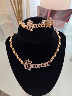 Necklace and bracelet plus ring