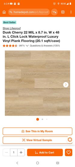 Laminated flooring