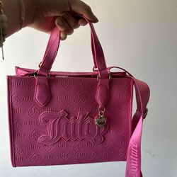 Juicy Couture hot pink mini tote🩷