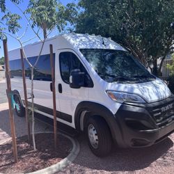 2023 Ram Promaster 3500 High Top With Windows White