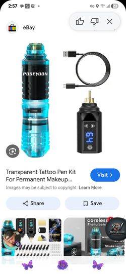 Poseidon tattoo kit