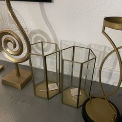 Gold Candle Holders