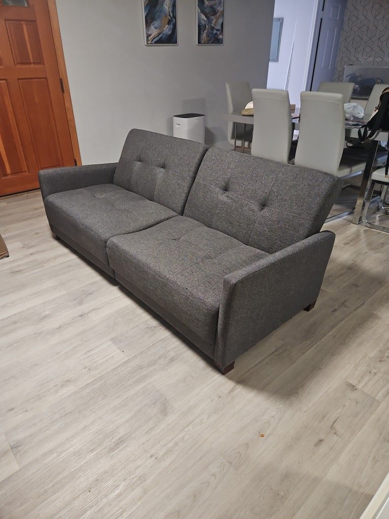 Sofa Bed / Futon Gray / Sofacama Gris