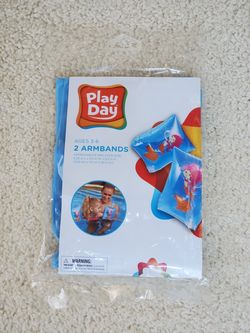 "Play Day" 2 armbands 3-6 years old