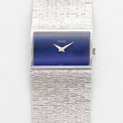 PIAGET WHITE GOLD REF. 92120A6 BRACELET WATCH WITH LAPIS DIAL