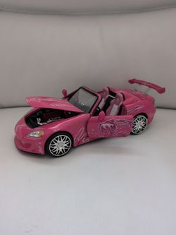 Pink Honda S2000 Die-Cast Model Car