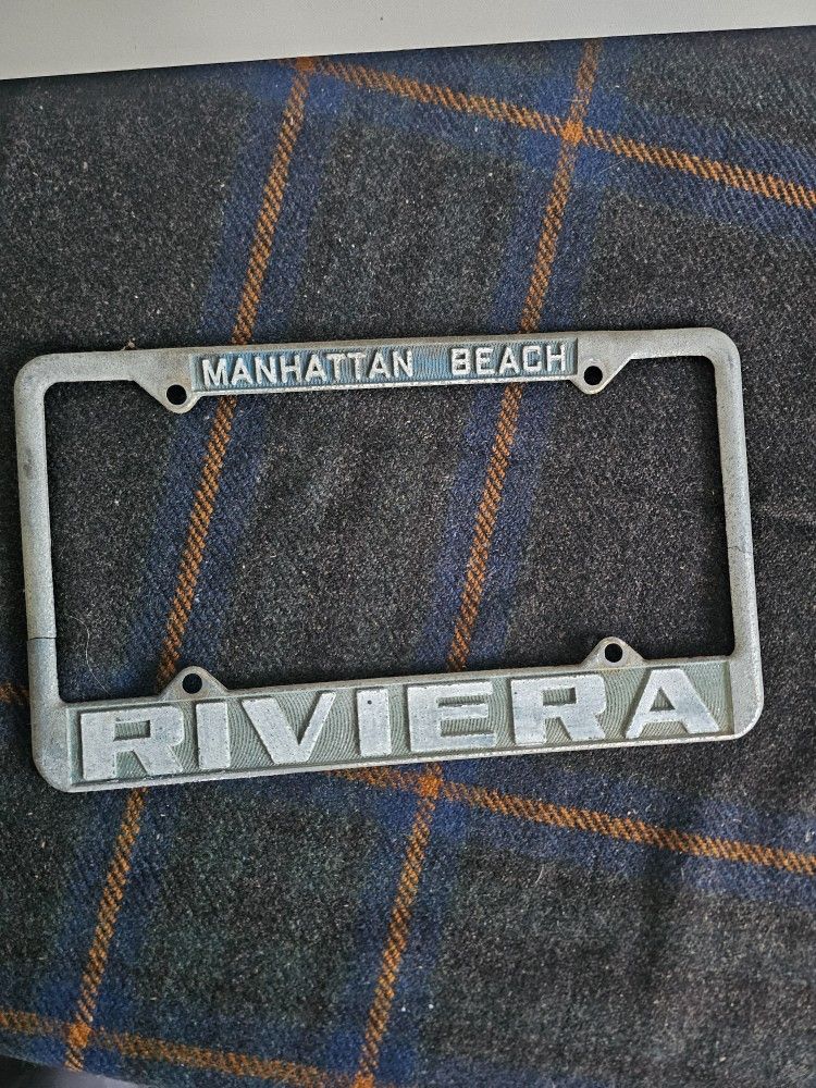 Vintage License Plate Frame