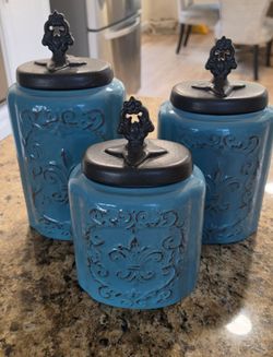3 piece canister set