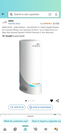 Arris Surfboard Gigabit Modem