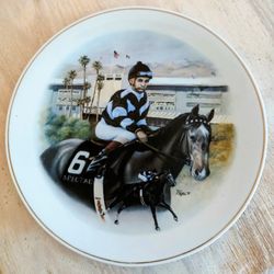 Horse racing Bill Shoemaker first edition 1996 collectors plates