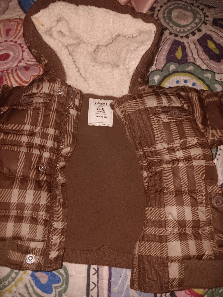 3-6 Months Old Navy Coat