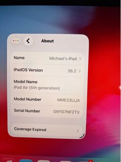 iPad Air 5th generation