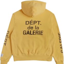 Gallery Dept. ART THAT KILLS Reversible Logo Hoodie Yellow