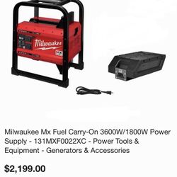 Milwaukee Generator 