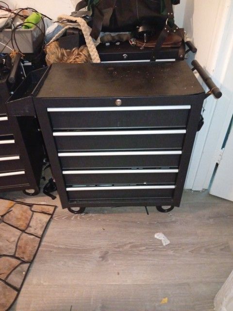 Tool Cart On Wheels. With Lock And Key New
