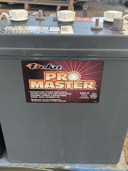 New 6 Volts Deep Cycle (2availeble )