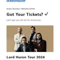 Lord Huron Tour 2024 Tickets
