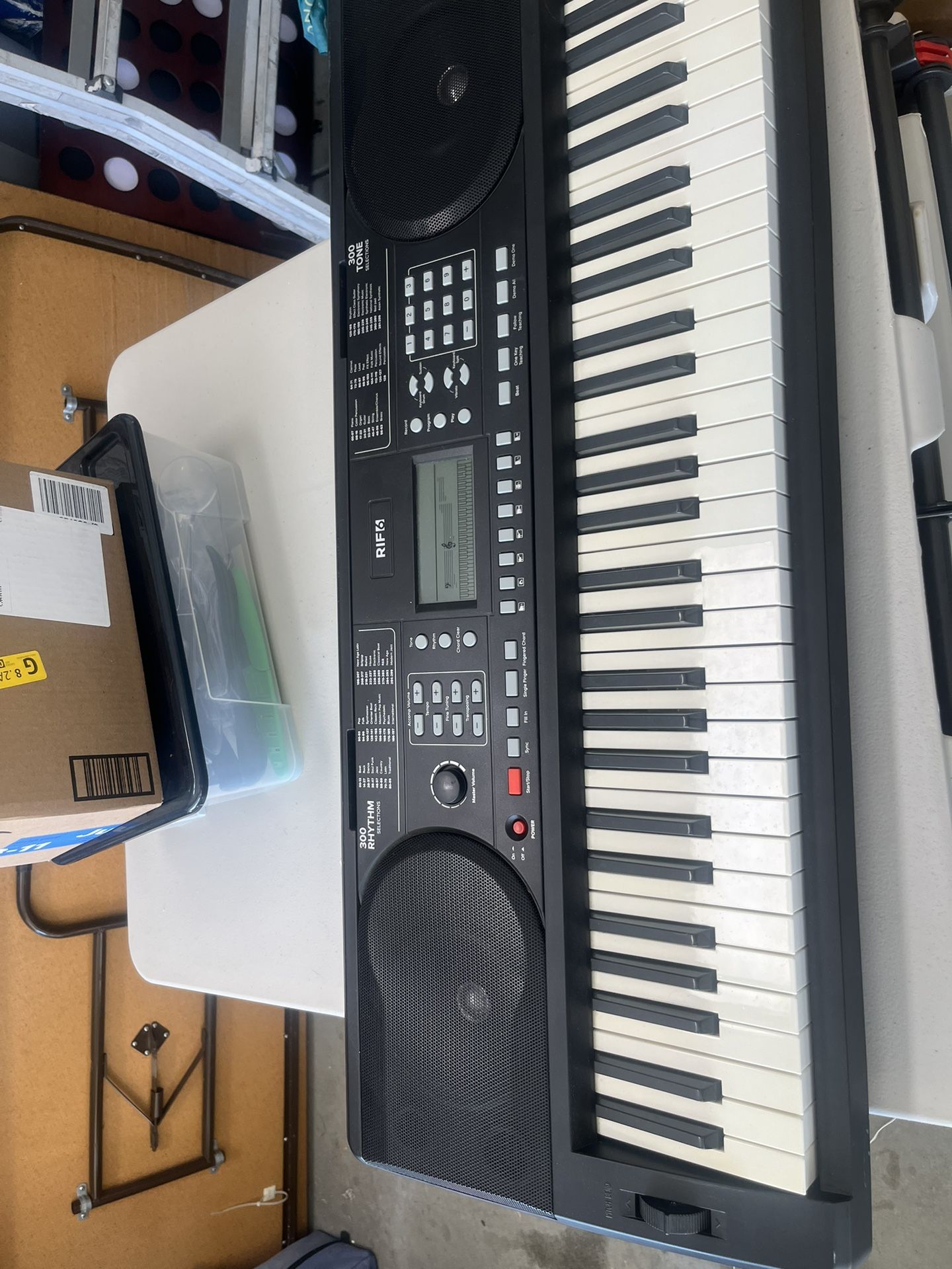 Keyboard Piano 300 RHYTHM Selector On