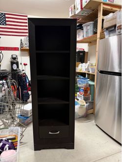 72 inch Dark Brown Shelf