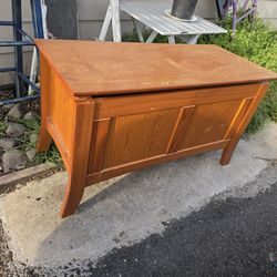 Wooden Storage Bench / Chest