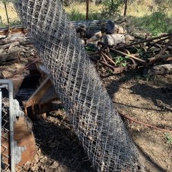  6ft Tall Galvanized Chain Link Fence Roll