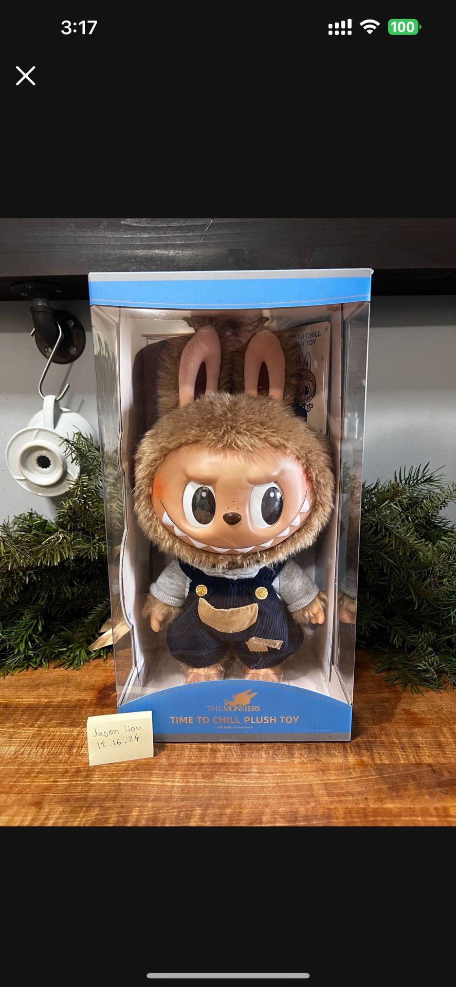 Popmart Labubu Time To Chill Plush Doll