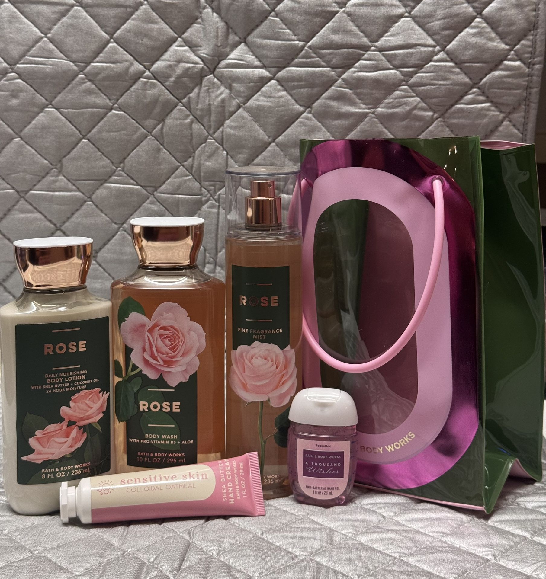 Bath And Body Works New 2025- 6 Piece ROSE Set Value $50+
