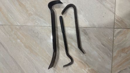 Set of 3 Steel Pry Bars