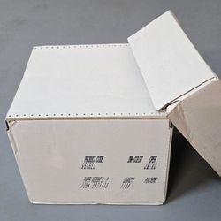Xerox 1 Case Of 25lb Of 9 1/2" x 11" Edge Perforated Continuous Computer Paper (1700 sheets)