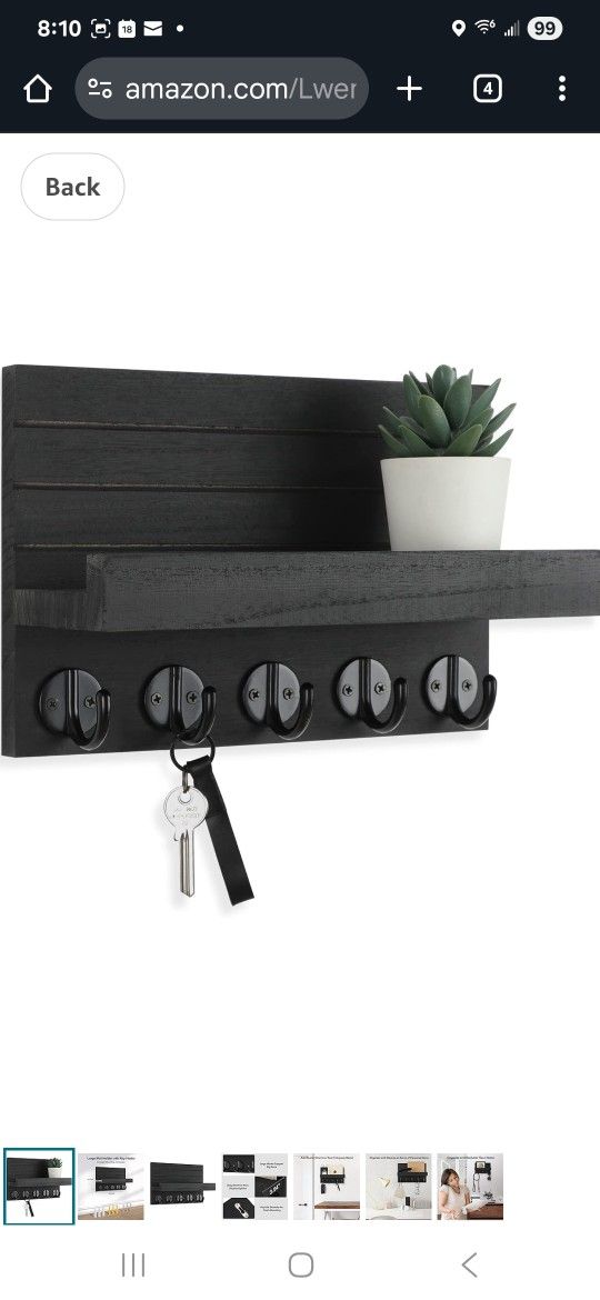 Keyholder With Mail Tray
