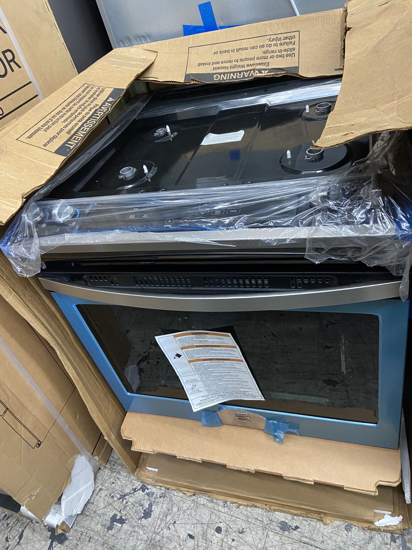 New Stainless Steel 30” Gas Stove Range