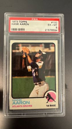 PSA 6 1973 Hank Aaron Topps Centered.
