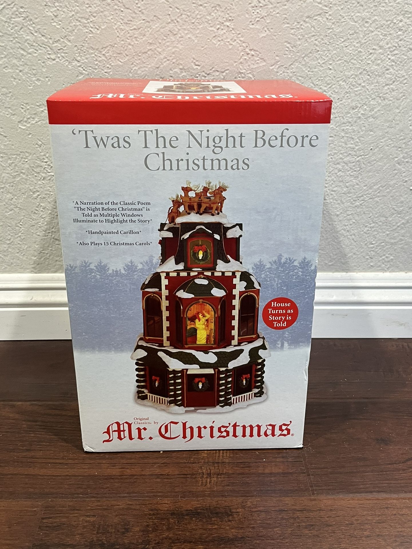 Mr Christmas 'TWAS THE NIGHT BEFORE CHRISTMAS Light Up Story Telling 2007