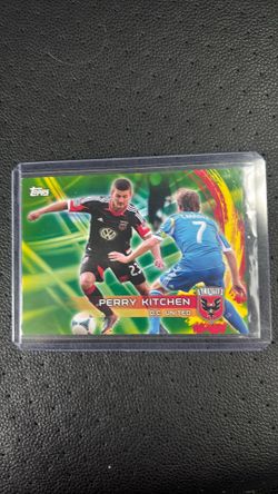 2013 Topps MLS Perry Kitchen Red Foil Parallel 2/5 DC United