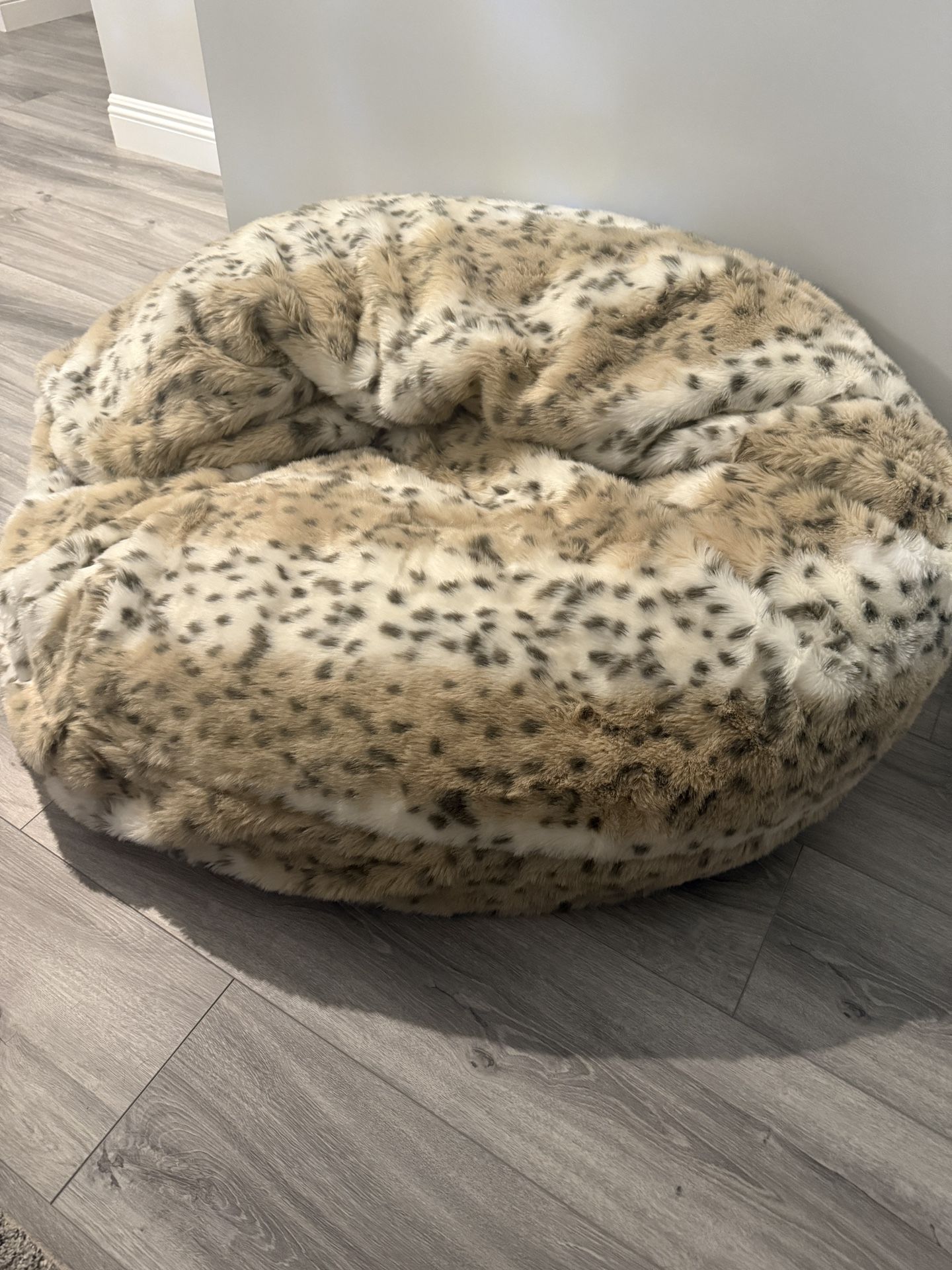 Leopard Tween Bean Bag Chair