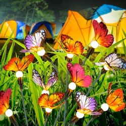 4 Pack 32 LED Firefly Lights Swaying Butterfly Light