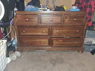Solid wood dresser