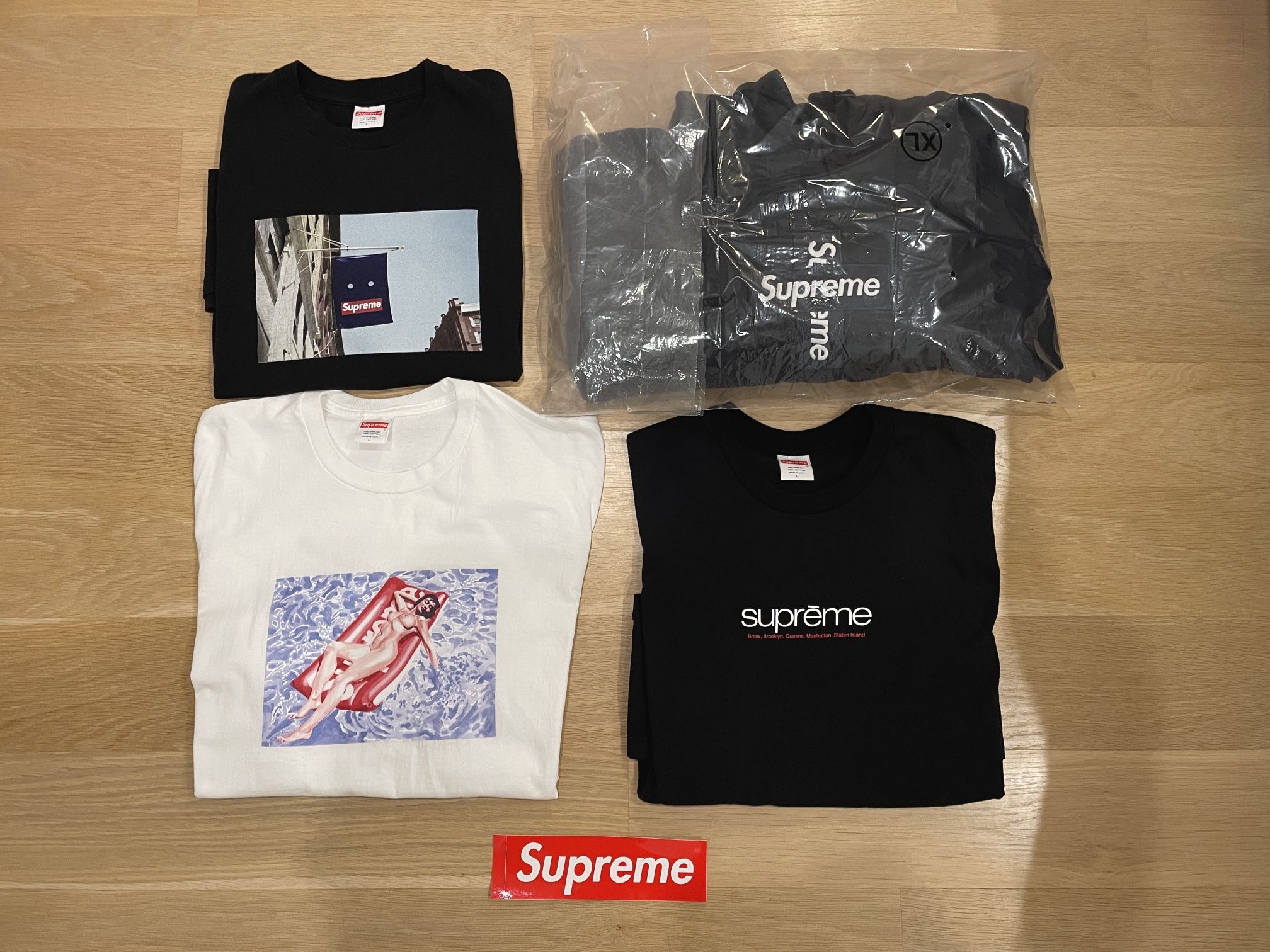 Supreme Box Logo Hoodie and Tees