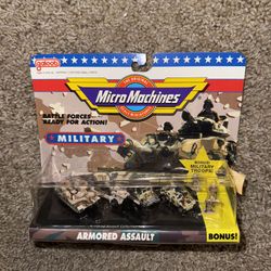 Micro Machines Military Armored Assault Collection #6 ULTRA RARE GALOOB 1991