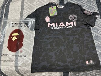 BAPE x Inter Miami CF Camo T-Shirt